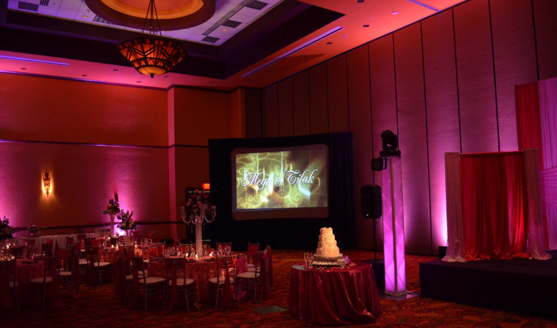 CO2 jets blast at event